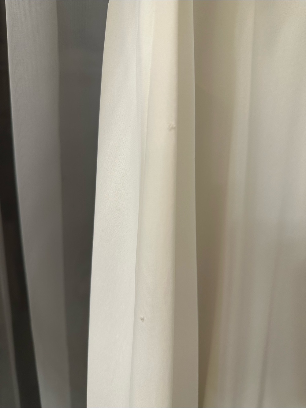 VTG Lace Trim Ivory Slip Dress - Picture 2 of 3